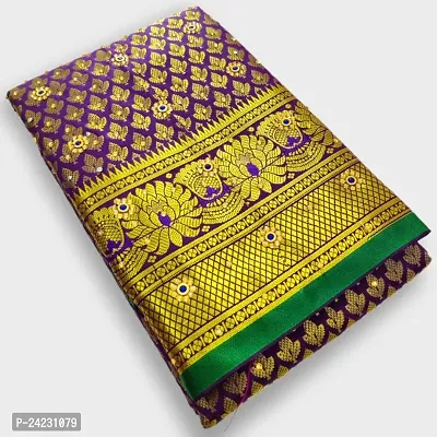 Classic Art Silk Woven Saree With Blouse Piece