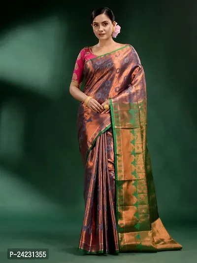 Beautiful Banarasi Silk Saree with Blouse piece