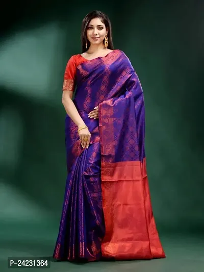 Beautiful Banarasi Silk Saree with Blouse piece