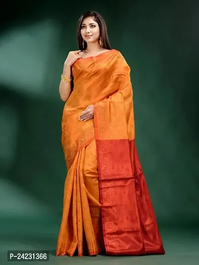 Beautiful Banarasi Silk Saree with Blouse piece