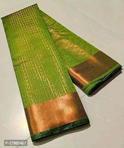 Banarasi Brocade Silk Sarees With Blouse Piece