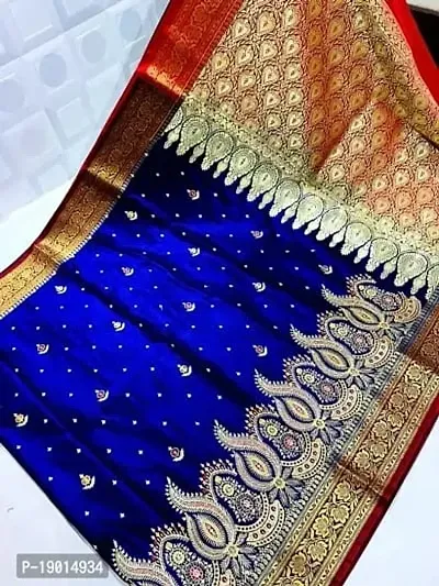 Best Selling Art Silk Saree with Blouse piece 