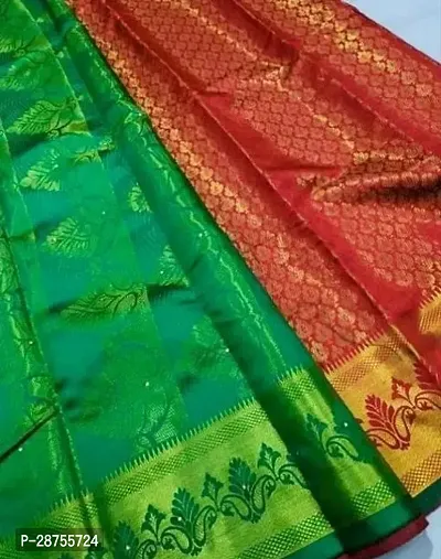 Banarasi Art Silk Brocade Saree With Running Blouse
