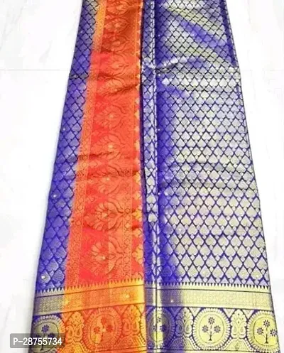 Banarasi Art Silk Brocade Saree With Running Blouse