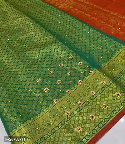 Banarasi Art Silk Brocade Saree With Running Blouse