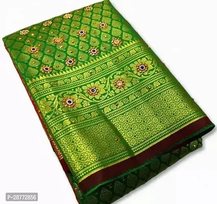 Banarasi Art Silk Brocade Saree With Running Blouse