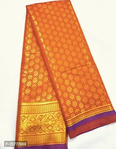 Banarasi Art Silk Brocade Saree With Running Blouse