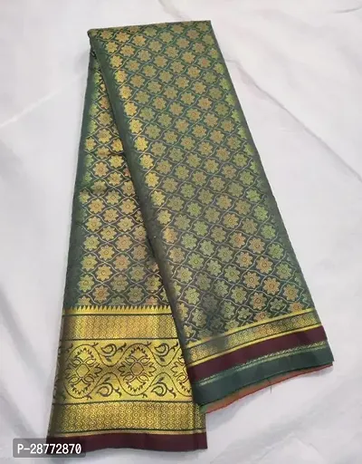 Banarasi Art Silk Brocade Saree With Running Blouse