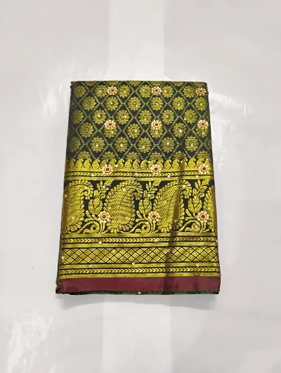 Stylish Banarasi Art Silk Sarees With Blouse Piece