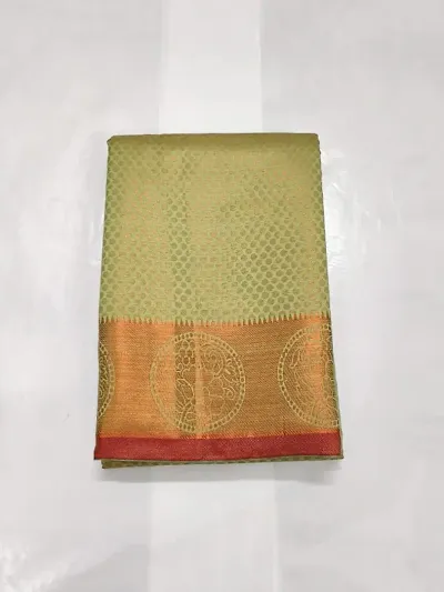 Banarasi Art Silk Brocade Sarees With Running Blouse