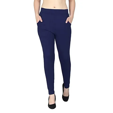 Classic Blend Solid Leggings for Women, Pack of 1