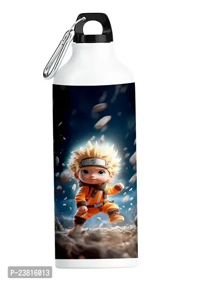 PrintingZone Compatible Print With Naruto Sipper Itachi Sipper Water Bottle For boys  Gilr Birthday Gift Aluminium 600ml School water Bottle Pack of 1(NS-122)-thumb0