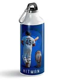 PrintingZone Compatible Print With Rohit Sharma Sipper Water Bottle For boys  Gilr Birthday Gift Aluminium 600ml School water Bottle Pack of 1(NS-216)-thumb1