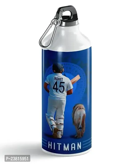 PrintingZone Compatible Print With Rohit Sharma Sipper Water Bottle For boys  Gilr Birthday Gift Aluminium 600ml School water Bottle Pack of 1(NS-216)-thumb2