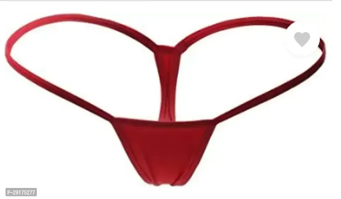 Women Thong Red Panty-thumb0