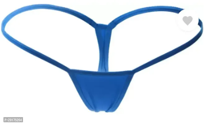 Women Thong Blue Panty-thumb0