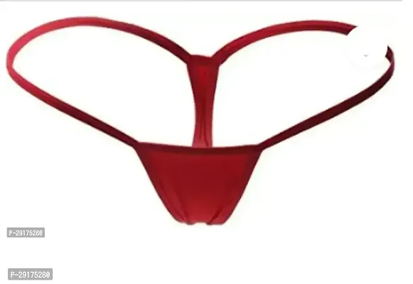 Women Thong Red Panty-thumb0