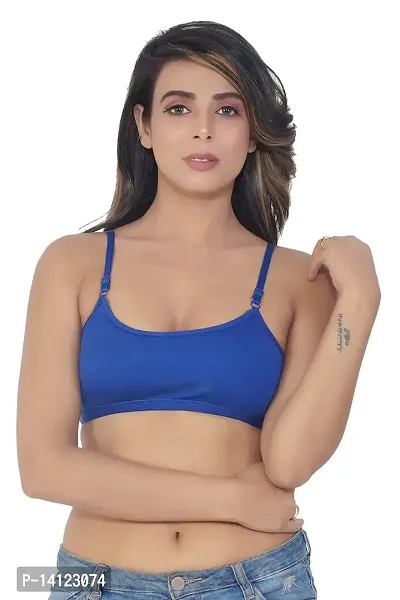 Buy POOJARAGENEE Women's Pure Cotton Sports Bra for Gym, Athletic, Yoga  Online In India At Discounted Prices