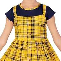PROMISE KID Girl's Rayon Midi/Knee Length Short Sleeve Dress |(Pack of 1)-thumb1