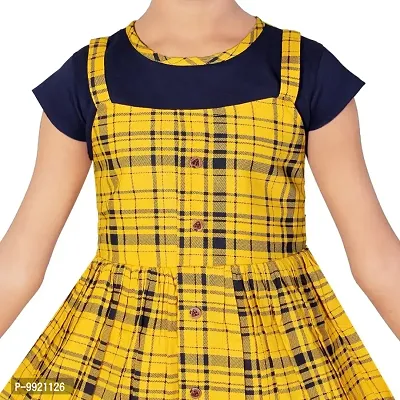 PROMISE KID Girl's Rayon Midi/Knee Length Short Sleeve Dress |(Pack of 1)-thumb2