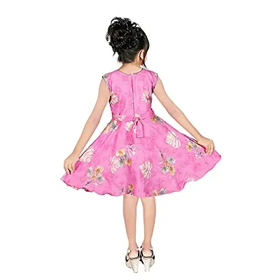 Girls Cotton Frock Slim Fit  2 Years  9 Years   Finebuy