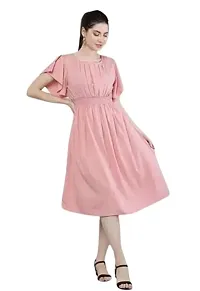 DEEP Fashion's Women's A-Line Crepe Western Dress-thumb3