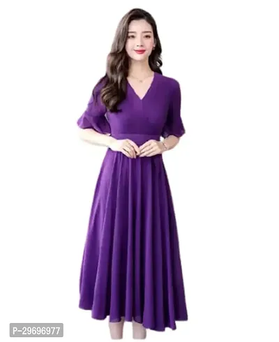 Trendy Women Plain Dresses-thumb0