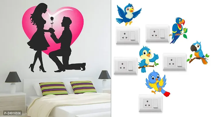 Beautiful Wall Stickers, Set Of 5