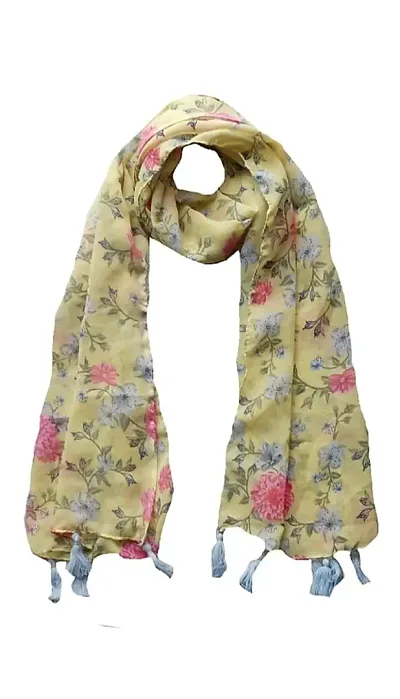 COLOR POLYCOTTON SCARF