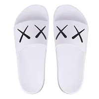 PERY-PAO Mens Combo Comfort Sliders White, Brown,Black, Grey, Sky Blue, Green Boys Flip-Flops-thumb1