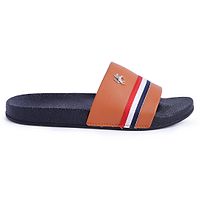 Brown  Black Synthetic Casual Stylish Slide Slippers for Men-thumb2