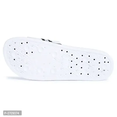 White Synthetic Casual Stylish Slide Slippers for Men-thumb5