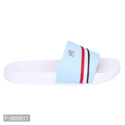 Blue Rexine Flip Flops For Men-thumb5