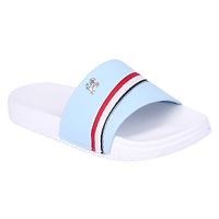 Stylish White Rexine Flip Flops For Men-thumb1