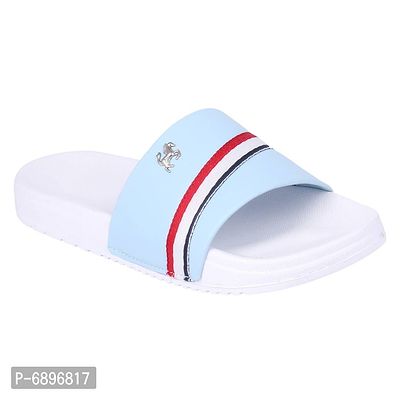 Blue Rexine Flip Flops For Men-thumb4