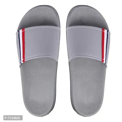 PERY-PAO Combo Mens Sliders Sky Blue , White , Grey , Black Flipflop  Slippers-thumb4