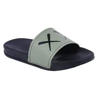 PERY-PAO Combo Mens Sliders Sky Blue , White , Green , Brown , Grey , Black Flipflop  Slippers-thumb4