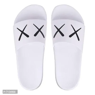 PERY-PAO Mens Combo Comfort Sliders White,Black Boys Flip-Flops-thumb2