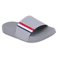 PERY-PAO Combo Mens Sliders Sky Blue , White , Grey , Black Flipflop  Slippers-thumb4