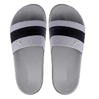 PERY-PAO Mens Combo Comfort Sliders White, Black, Grey, Sky Blue Boys Flip-Flops-thumb4