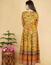 Stylish Multicoloured Rayon Printed Kurta For Women-thumb3