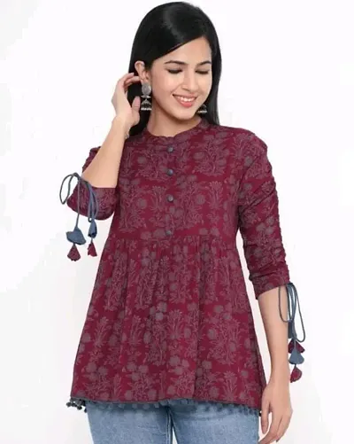 Fancy Rayon Short Kurtis