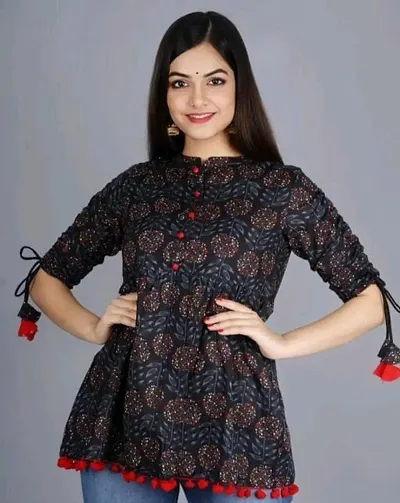 Fancy Rayon Short Kurtis