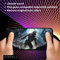 ARAYLE.IN Compatible with Realme C3 Tempered Glass 6.5 inch Anti Scratch (9H) Drop Resistant,Scratch Resistant Full Coverage HD + Clear Transparent Guard with Easy Installation Kit (Pack Of 2)-thumb2