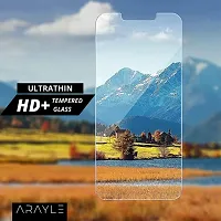 ARAYLE.IN Compatible with Realme C3 Tempered Glass 6.5 inch Anti Scratch (9H) Drop Resistant,Scratch Resistant Full Coverage HD + Clear Transparent Guard with Easy Installation Kit (Pack Of 2)-thumb1