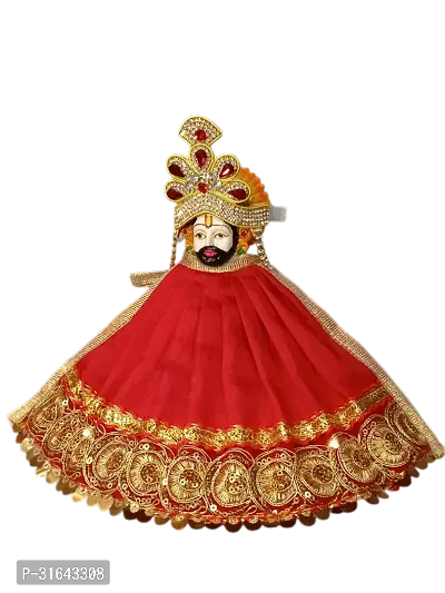 Religious Khatu Shyam Baba Vastra  Red _5no.