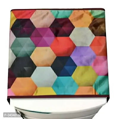 Designer Multicoloured Polyester Printed Fridge Mat