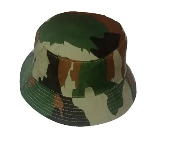 Army Stylish Military Patten Bucket Round Branded Beach Outdoor Hats