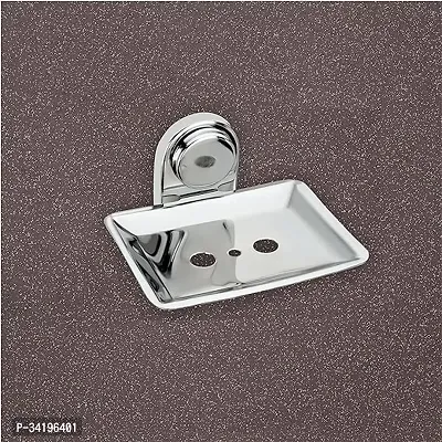 Rectangluar Shape Soap Dish For Bathroom, Soap Holder For Kitchen Wall Mount, Soap Case Stand For Kitchen Wall, Bathroom Accessories Set-thumb0