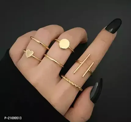 Reliable Golden Alloy Rings For Women-thumb0